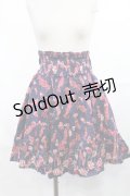 Jane Marple / Candyティアードスカート  ネイビー H-25-03-17-008-JM-SK-KB-ZH