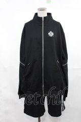 KRY CLOTHING / 「URAGIRI」ジャージセットアップ  黒×白 H-25-03-17-013-EL-PA-KB-ZH