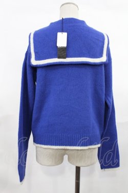 画像2: Candy Stripper / BEAR SAILOR KNIT  ブルー H-25-03-17-024-PU-TO-KB-ZT044