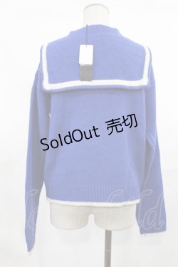 画像2: Candy Stripper / BEAR SAILOR KNIT  ブルー H-25-03-17-024-PU-TO-KB-ZT044