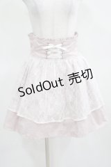 Ank Rouge / オーバーレースコルセットスカート M ピンク H-25-03-18-027-CA-SK-NS-ZH