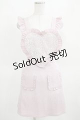 Ank Rouge / レースハートエプロンスカート M ピンク H-25-03-18-030-CA-SK-NS-ZH