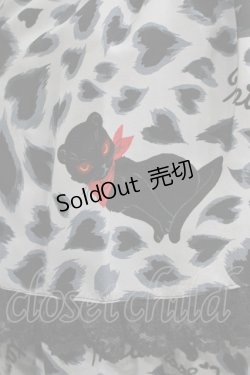 画像5: metamorphose / ハートヒョウ柄スカート Free グレー H-25-03-18-033-ME-SK-NS-ZH