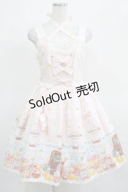画像1: metamorphose / ピンクレモネードフリルレースジャンパースカート(ミニ) Free ピンク H-25-03-18-004-ME-OP-NS-ZH