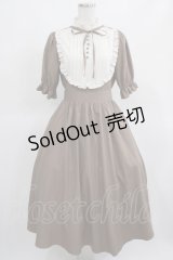 m petit by misako / ナシジムジキリカエワンピース S ベージュ H-25-03-18-005-LO-OP-NS-ZH