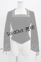 Victorian maiden / ゴブラントリミングブラウス Free ブラック H-25-03-18-059-CL-BL-NS-ZH