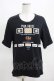 画像1: PINK HOUSE / パッチワークTシャツ Free ブラック H-25-03-18-063-LO-TS-NS-ZH (1)