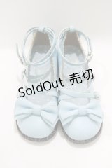 Angelic Pretty / Tea Partyシューズ L サックス H-25-03-18-084-AP-SH-NS-ZH