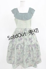 axes femme POETIQUE / ヴァンダンジュ2wayワンピース M グリーン H-25-03-18-010-AX-OP-NS-ZH