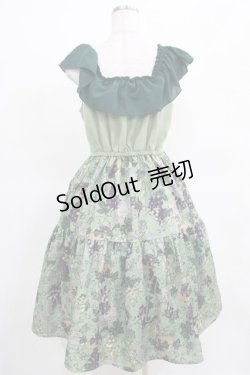 画像3: axes femme POETIQUE / ヴァンダンジュ2wayワンピース M グリーン H-25-03-18-010-AX-OP-NS-ZH