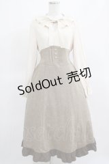 axes femme / ハイウエストドッキングワンピース M ブラウン H-25-03-18-011-AX-OP-NS-ZH