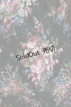 画像4: Innocent World / イチゴブーケドールジャンパースカート M ブラック H-25-03-18-012-IW-OP-NS-ZH