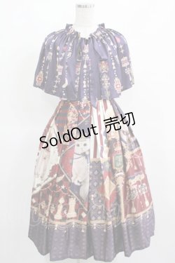 画像1: CAPREOLUS PYGARGUS（海外ロリータブランド） / 勇者の旅2 ケープ付きワンピース S パープル H-25-03-18-017-LO-OP-NS-ZH