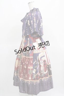 画像2: CAPREOLUS PYGARGUS（海外ロリータブランド） / 勇者の旅2 ケープ付きワンピース S パープル H-25-03-18-017-LO-OP-NS-ZH
