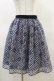 画像1: axes femme POETIQUE / ラビットブーケ柄スカート M ネイビー H-25-03-19-044-AX-SK-NS-ZH (1)