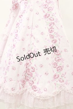 画像4: Angelic Pretty / レディローズ後ろフリルジャンパースカート Free ピンク H-25-03-19-056-AP-OP-NS-ZH