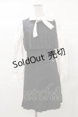 Bubbles / ドッキングプリーツワンピース Free ブラック H-25-03-19-062-CA-OP-NS-ZH
