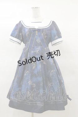画像1: Amavel / Fantasy Milkywayワンピース Free ネイビー H-25-03-19-064-CA-OP-NS-ZH