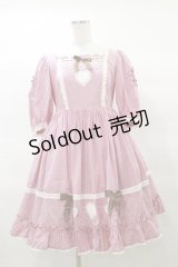 Angelic Pretty / Petit Gingham Heartワンピース Free レッド H-25-03-19-065-AP-OP-NS-ZH
