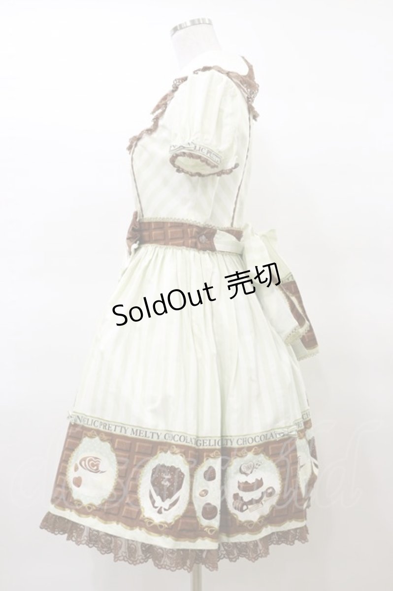 画像3: Angelic Pretty / Meltyチョコレートワンピース【難あり】 Free ミント H-25-03-19-069-AP-OP-NS-ZH (3)