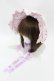 画像1: metamorphose / fairy taleハーフボンネット  ラベンダー H-25-03-19-1001-ME-AC-NS-ZH (1)