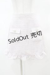 Ank Rouge / ツイードスカート M ピンク H-25-03-19-1037-CA-SK-NS-ZH