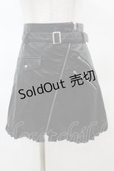 pium / レザースカート Free ブラック H-25-03-19-1043-0-SK-NS-ZH