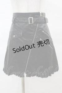 pium / レザースカート Free ブラック H-25-03-19-1043-0-SK-NS-ZH