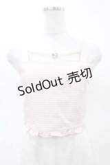Ank Rouge / ギンガムチェックビスチェ M ピンク H-25-03-19-1049-CA-TO-NS-ZH