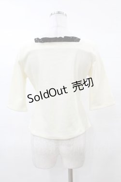 画像2: Swankiss / エナメルフリルトップス Free オフ H-25-03-19-1056-CA-TO-NS-ZH