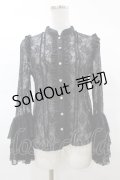 To Alice / 総レースブラウス S ブラック H-25-03-19-1059-LO-BL-NS-ZH
