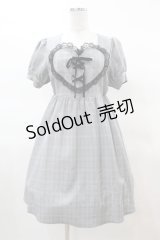 Ank Rouge / ハートスピンドルワンピース M ブラック H-25-03-19-1017-CA-OP-NS-ZH