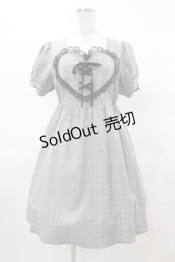 画像1: Ank Rouge / ハートスピンドルワンピース M ブラック H-25-03-19-1017-CA-OP-NS-ZH