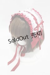ALICE and the PIRATES / フランチェスカフリルヘッドドレス  エンジ/オフ白 H-25-03-19-1003-PA-AC-NS-ZH