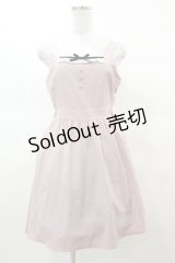 axes femme kawaii / バックリボンジャンパースカート M ピンク H-25-03-19-1025-AX-OP-NS-ZH