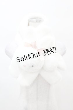 画像1: Honey Cinnamon / ハニーマフラー  ホワイト H-25-03-19-1004-LO-ZA-NS-ZH