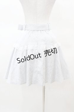 画像2: Ank Rouge / パールバックルベルトJQフレアギャザースカート M ブルー H-25-03-19-1031-CA-SK-NS-ZH