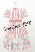 Angelic Pretty / Cherry Stampワンピース Free レッド H-25-03-19-071-AP-OP-NS-ZH