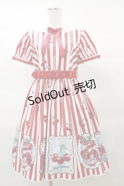 画像1: Angelic Pretty / Cherry Stampワンピース Free レッド H-25-03-19-071-AP-OP-NS-ZH