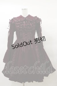 Cornet / 別珍ワンピース Free ボルドー H-25-03-19-075-LO-OP-NS-ZH