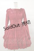 Cornet / ベロアワンピース Free レッド H-25-03-19-076-LO-OP-NS-ZH