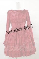 Cornet / ベロアワンピース Free レッド H-25-03-19-076-LO-OP-NS-ZH