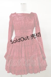 Cornet / ベロアワンピース Free レッド H-25-03-19-076-LO-OP-NS-ZH