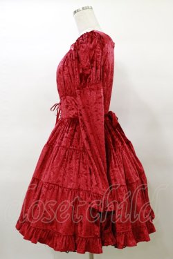 画像3: Cornet / ベロアワンピース Free レッド H-25-03-19-076-LO-OP-NS-ZH