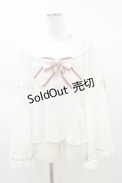 画像1: Amavel / 春爛漫の蝶々結びブラウス Free オフ/ピンク H-25-03-19-028-CA-BL-NS-ZH