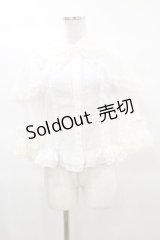 Angelic Pretty / Party princessケープ付ボウタイブラウス Free オフ H-25-03-19-032-AP-BL-NS-ZH