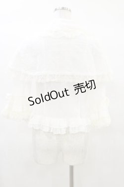 画像2: Angelic Pretty / Party princessケープ付ボウタイブラウス Free オフ H-25-03-19-032-AP-BL-NS-ZH