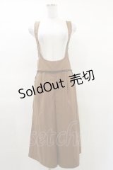 axes femme / バックリボンサロペットパンツ M ブラウン H-25-03-19-037-AX-PA-NS-ZH