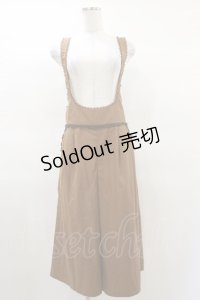 axes femme / バックリボンサロペットパンツ M ブラウン H-25-03-19-037-AX-PA-NS-ZH