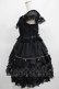 画像2: Angelic Pretty / Rose Primaジャンパースカート Free ブラック H-25-03-20-003-AP-OP-NS-ZH (2)